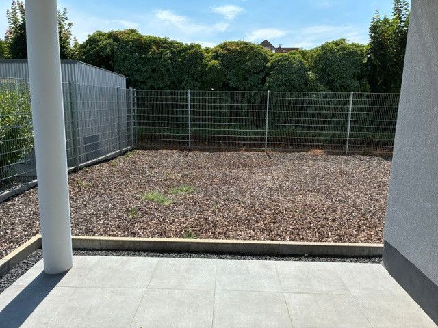 Erstbezug! Neue, helle, barrierefreie 3-Zimmer-EG-Wohnung mit Garten in zentraler Lage in Jockgrim – Garten