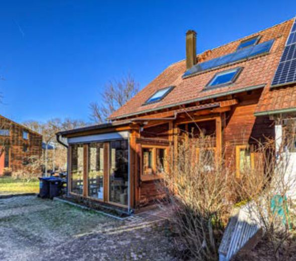 Süd mit Anbau Winter