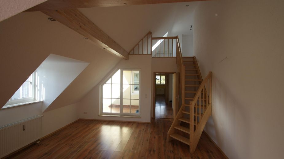 Wohnzimmer und Dachgalerie