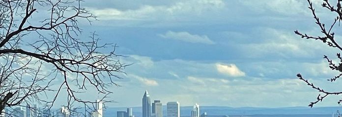Skylineblick auf FFM