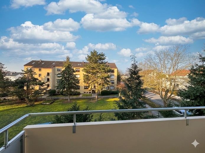 Aussicht vom Balkon