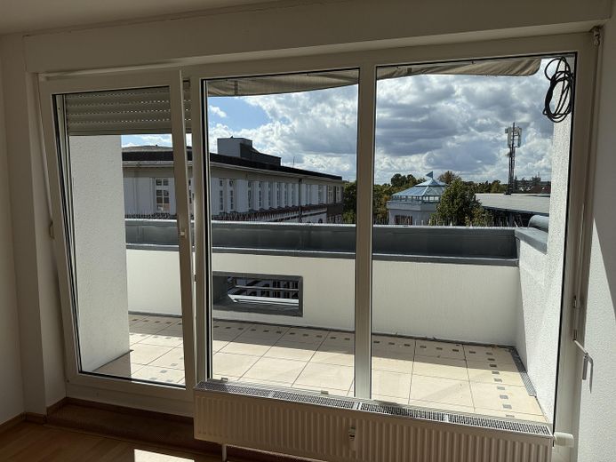 Blick vom Schlafzimmer