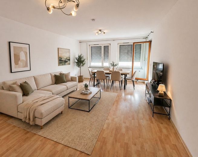 Wohnzimmer Staging