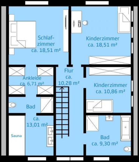 Grundriss Dachgeschoss