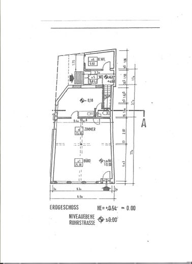 Historisches Ladenlokal am Tuchmacherplatz - Laden oder Büro – Grundriss