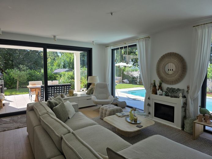 Wohnzimmer Blick Garten