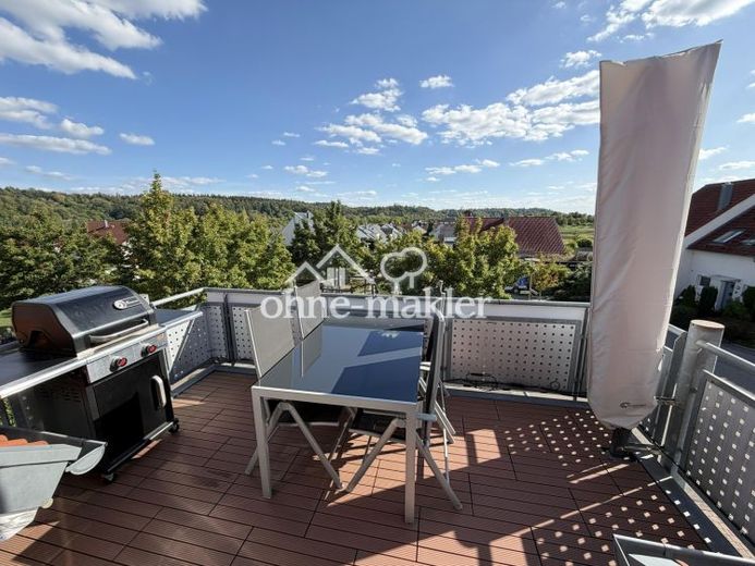 Maisonette mit Weitblick – 2 Balkone, Studio & Tiefgarage am ruhigen Ortsrand (provisionsfrei) – Foto 1