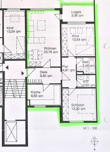 durchdachter Grundriss