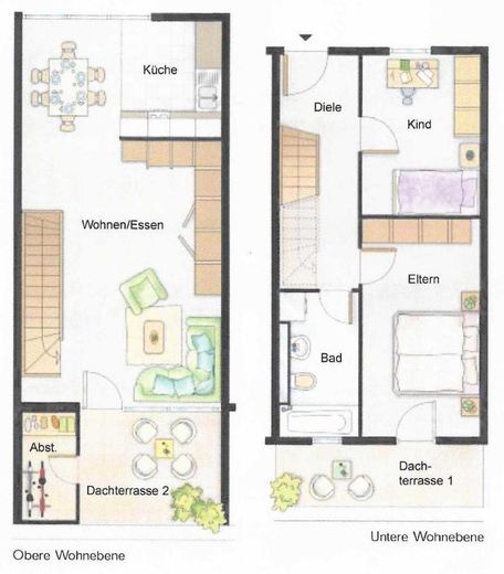 Grundriss (Abb. ohne Gäste-WC)
