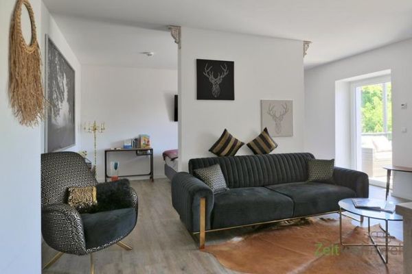 (EF1263_M) Magdeburgo: Irxleben, appartamento di lusso arredato al piano rialzato con ascensore, balcone e posto auto