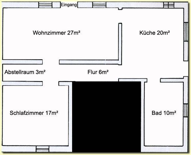 Möblierte Unterkunft Wohnung in Ilshofen Monteurunterkunft – Grundriss