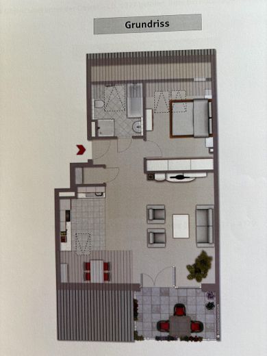 Grundriss der Wohnung