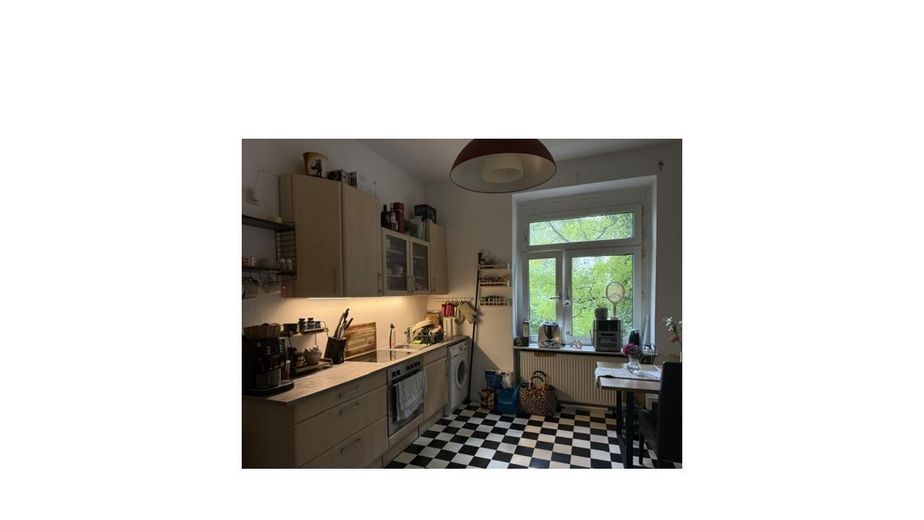 Attraktive 3-Zimmer-Altbauwohnung im Kreuzviertel zu vermieten – Küche/Esszimmer