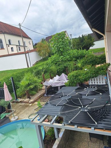 Terrasse mit Poolheizung