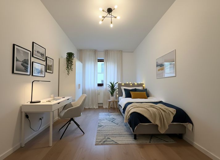 Kinderz. / Büro (KI möbliert)