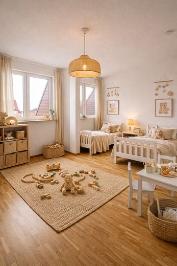 Helle, renovierte 4-Zimmerwohnung mit großer Dachterrasse und außergewöhnlichem Raumangebot – Kinderzimmer/Arbeitszimmer