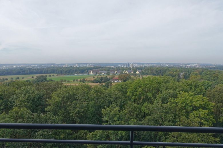 Blick vom Balkon nach Westen