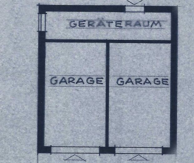 Grundriss Garage