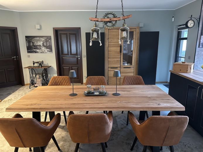 Wohnen wie im Urlaub: Mediterraner Bungalow in Blankenfelde-Mahlow – Essbereich EG