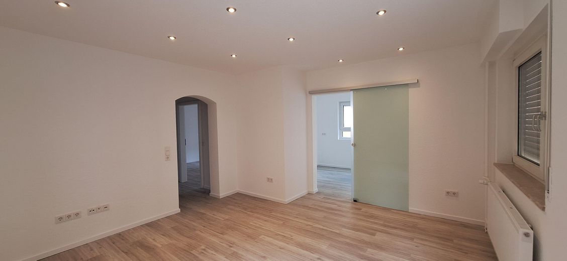 Mannheim-Sandhofen’de tamamen yenilenmiş 2 odalı daire – Wohnzimmer