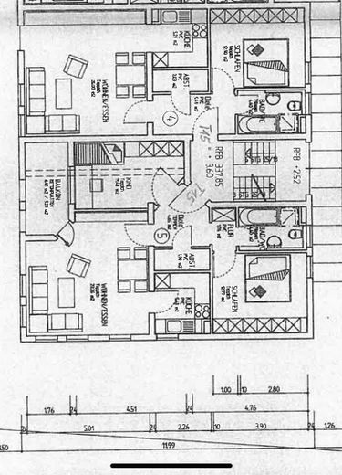 Wohnung 2,5 Zimmer 55 qm kernsaniert Provisionsfrei – Grundriss WG 4
