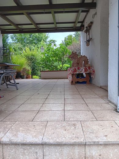 Worms Innenstadt-West'te müstakil 1 aile evi, büyük bahçe – überdachte Terrasse 
