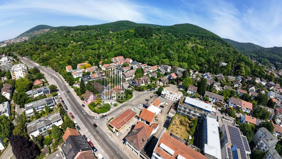 ATIK: Repräsentative, lichtdurchflutete Büroeinheit mit Klimatisierung und Top-Lage - provisionsfrei – Drohnenaufnahme
