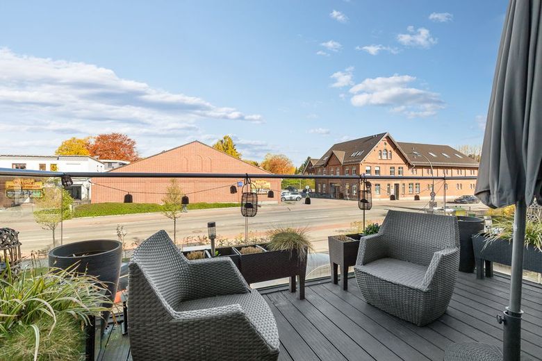 2-Zimmer-Neubauwohnung in beliebter Lage von HH-Meiendorf – Balkon