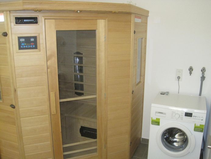 Sauna und Waschmaschine