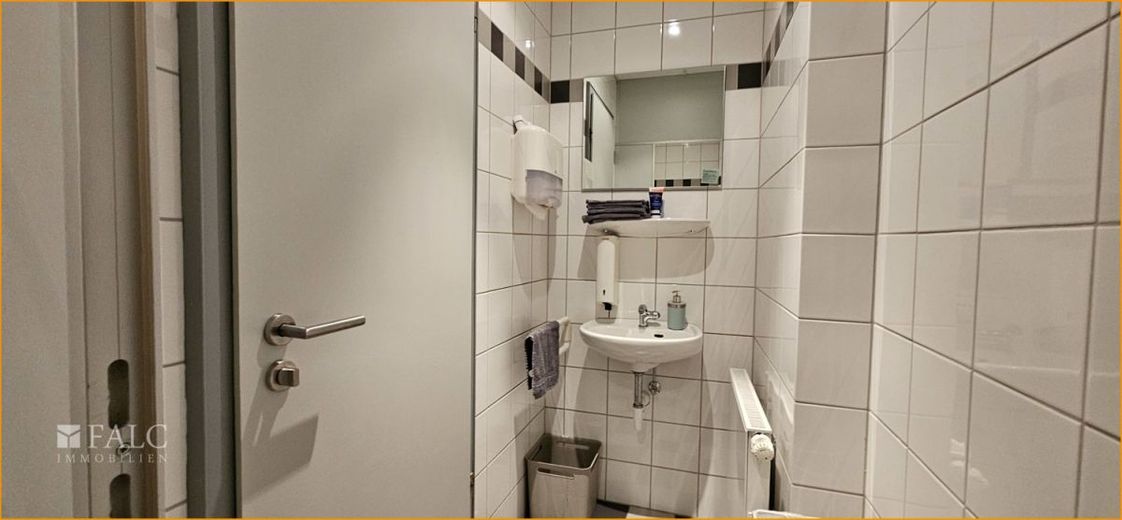 Büroraum im Büro- und Kommunikationszentrum im Norden Münsters zu vermieten – Toilette
