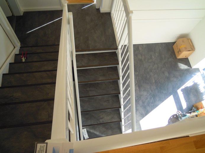 Blick vom 1 OG auf Salon