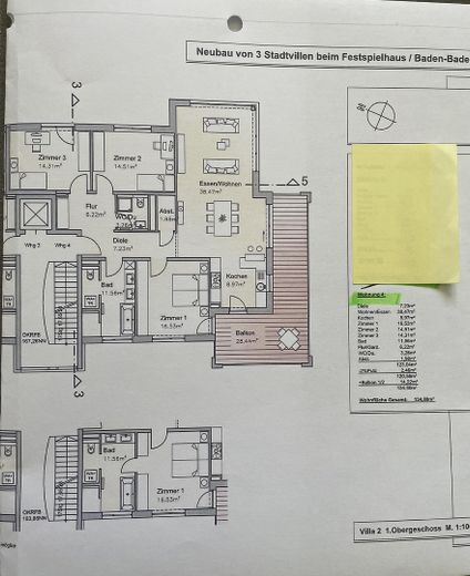 Premium condominium in a prime location in Baden-Baden – 4 rooms | 134.85 m² | immediately available – Grundriss