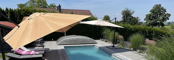 Bungalow m. Einliegerwohnung – Pool