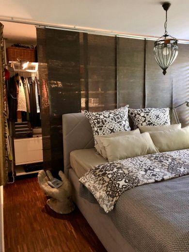 Schöne 2 Zimmer-Gartenwohnung in Ruhiger Lage – Schlafzimmer