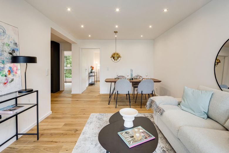 Wohnen wie im Neubau – stilvoll kernsanierte 3-Zimmer-Wohnung mit Balkon im Grünen – Essen