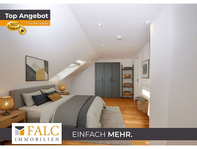 Ein Zuhause zum Ankommen: Hochwertig vor 5 Jahren kernsaniert und modernisiert – Einrichtungsbeispiel Elternschlafzimmer