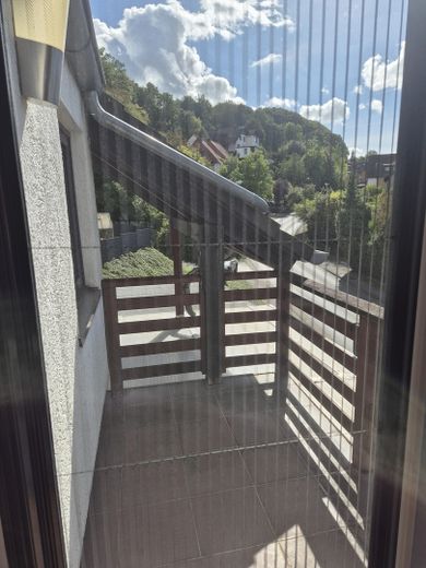 kleiner Balkon am Schlafzimmer