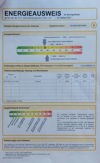 Einfamilienhaus in ruhiger Lage nahe Hamburg – Energieausweis                