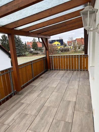 Helle 2-Zimmer Dachgeschosswohnung in Großenseebach mit großem Balkon - BITTE KEINE MAKLERANFRAGEN – Balkon