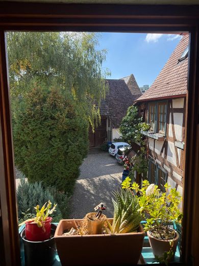 Historisches Fachwerkhaus mit Einliegerwohnung & Scheune im Herzen von Oberderdingen – Bild in geteilten Hof