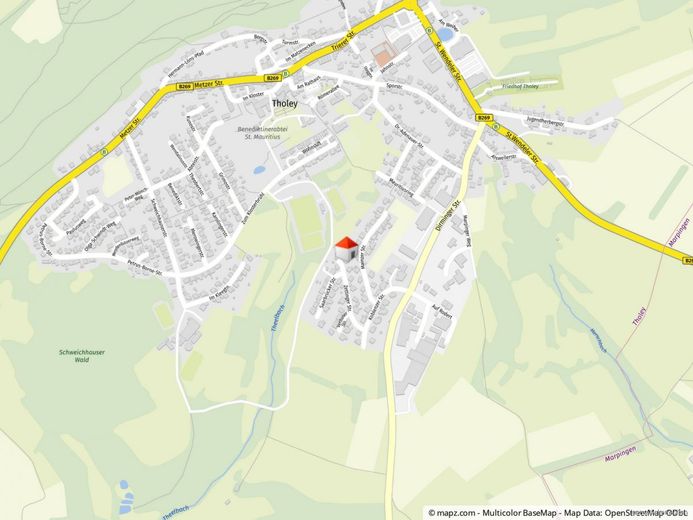 Geolyzer Kartenausschnitt