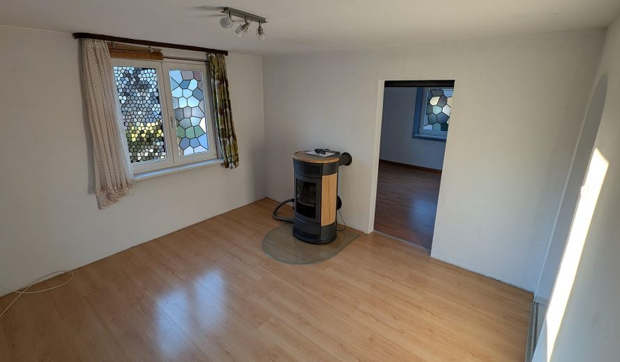 Wohnzimmer mit Pelletofen
