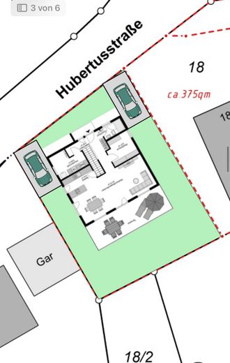 Bauland für EFH in Offenburg – Beispiel Bebauung