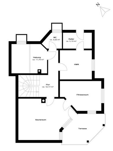 Provisionsfrei: Feldrand-Idylle trifft Smart Home – Vollklima, PV & sehr niedrige Energiekosten – Untergeschoss