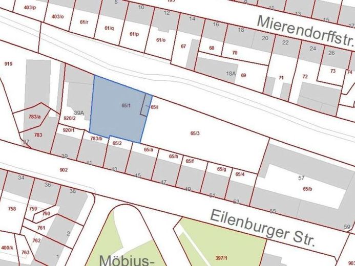 Projektiertes Baugrundstück für ca. 1.966,92 m² Wohnfläche in Reudnitz++mit positiver Bauvoranfrage! – Foto 1