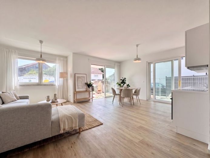 +++ Erstbezug: Moderne 3-Zimmer-Wohnung mit Terrasse u. Garten +++ – Foto 1