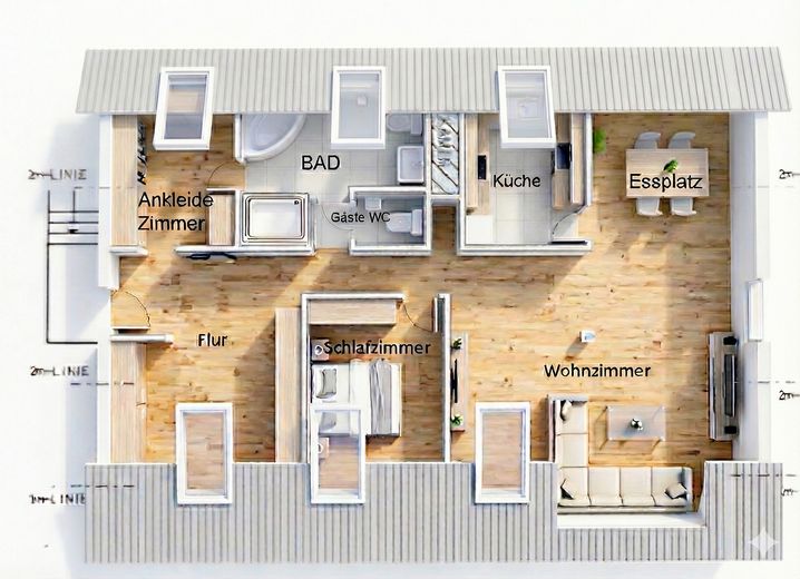 Grundriss 3D