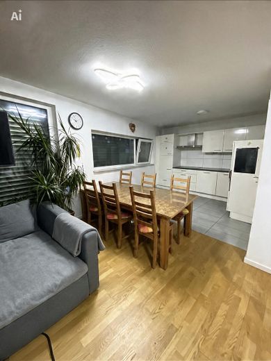 Aantrekkelijk, groot 2-kamerappartement in de stad met terras en zonnige tuin in Echterdingen – Wohn- und Essbereich
