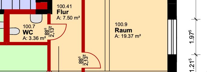 Grundriss Ladenflächen 01