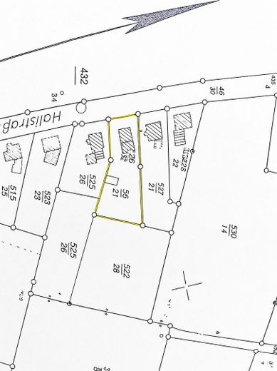 Casa con quasi 4.000 m² di terreno, stalla privata e pascolo - Rellingen – Flurplan